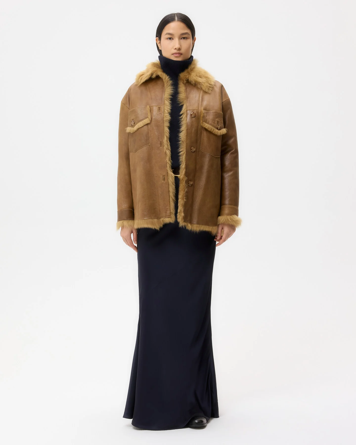 Reversible Aspen Jacket in Shearling - Image 3