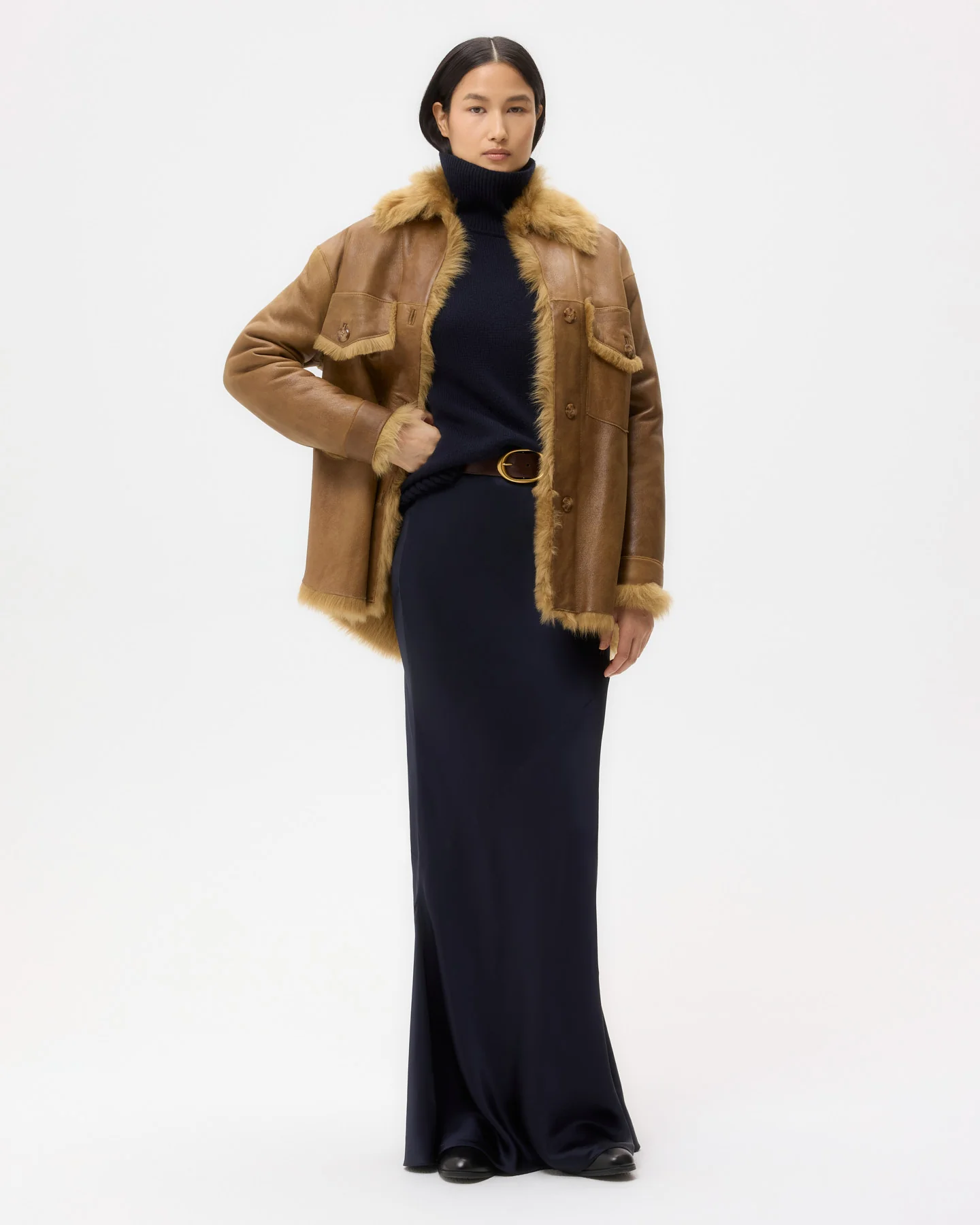 Reversible Aspen Jacket in Shearling - Image 4