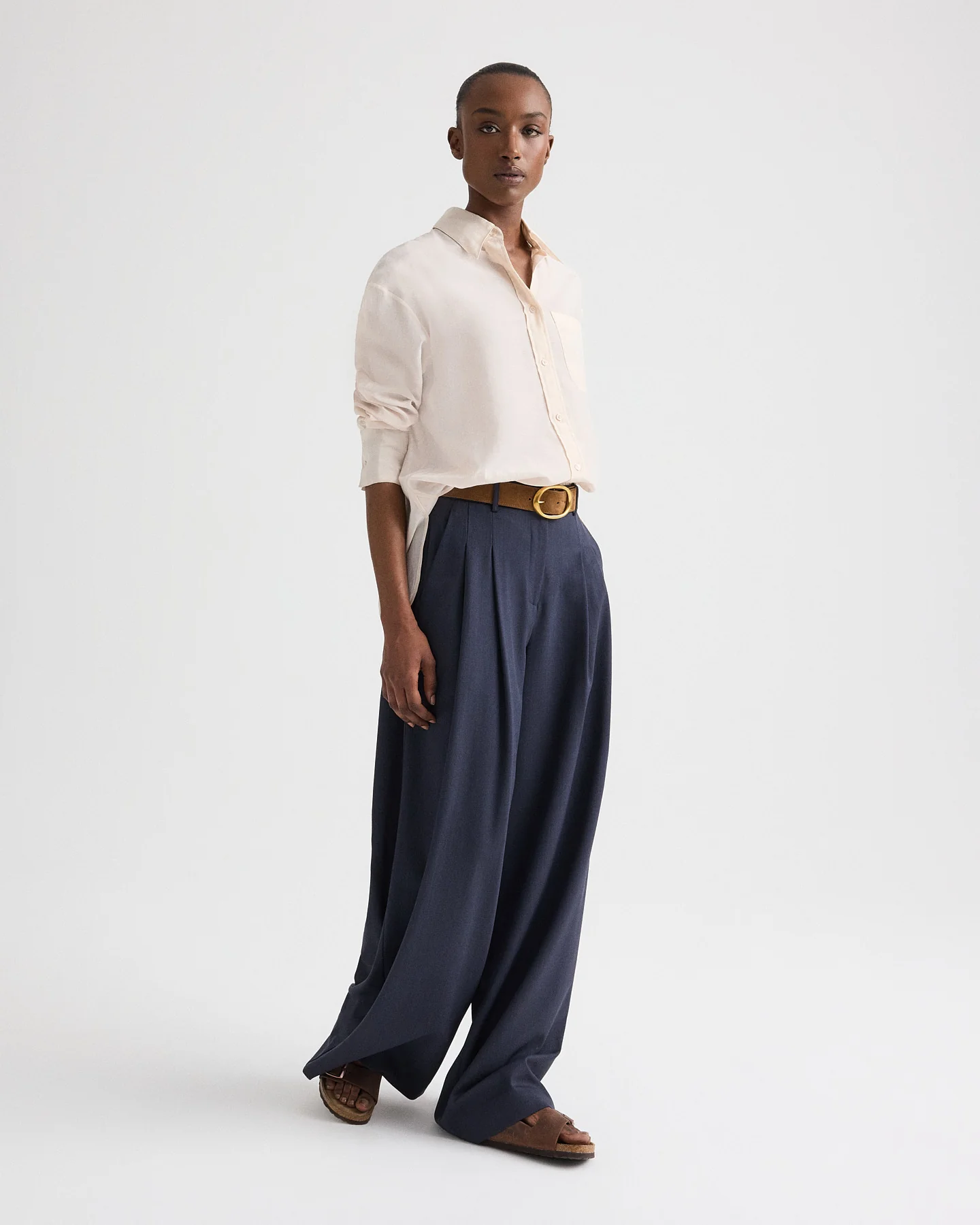 Big Joe Shirt in Cotton Silk Organza - Image 3