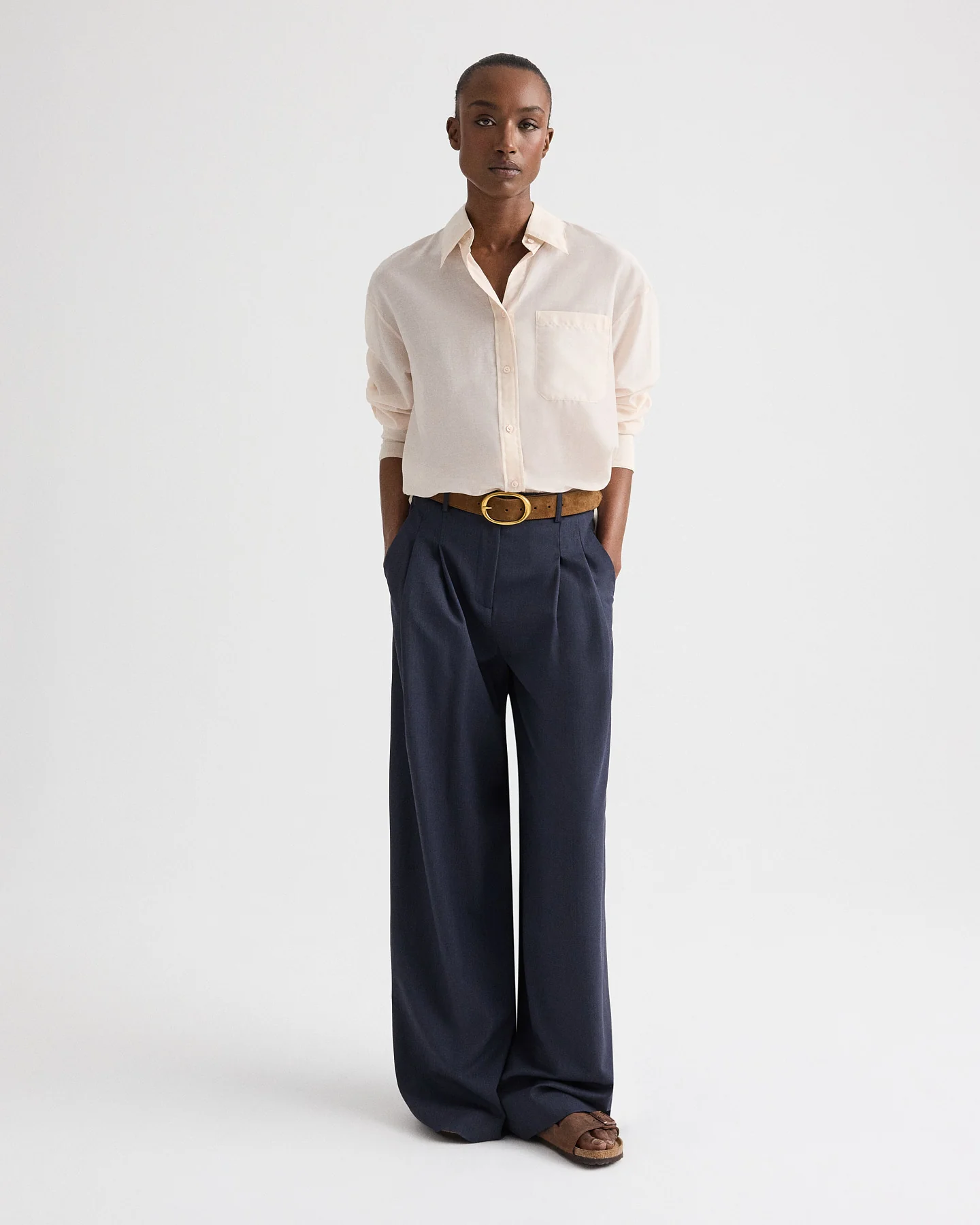 Big Joe Shirt in Cotton Silk Organza - Image 4