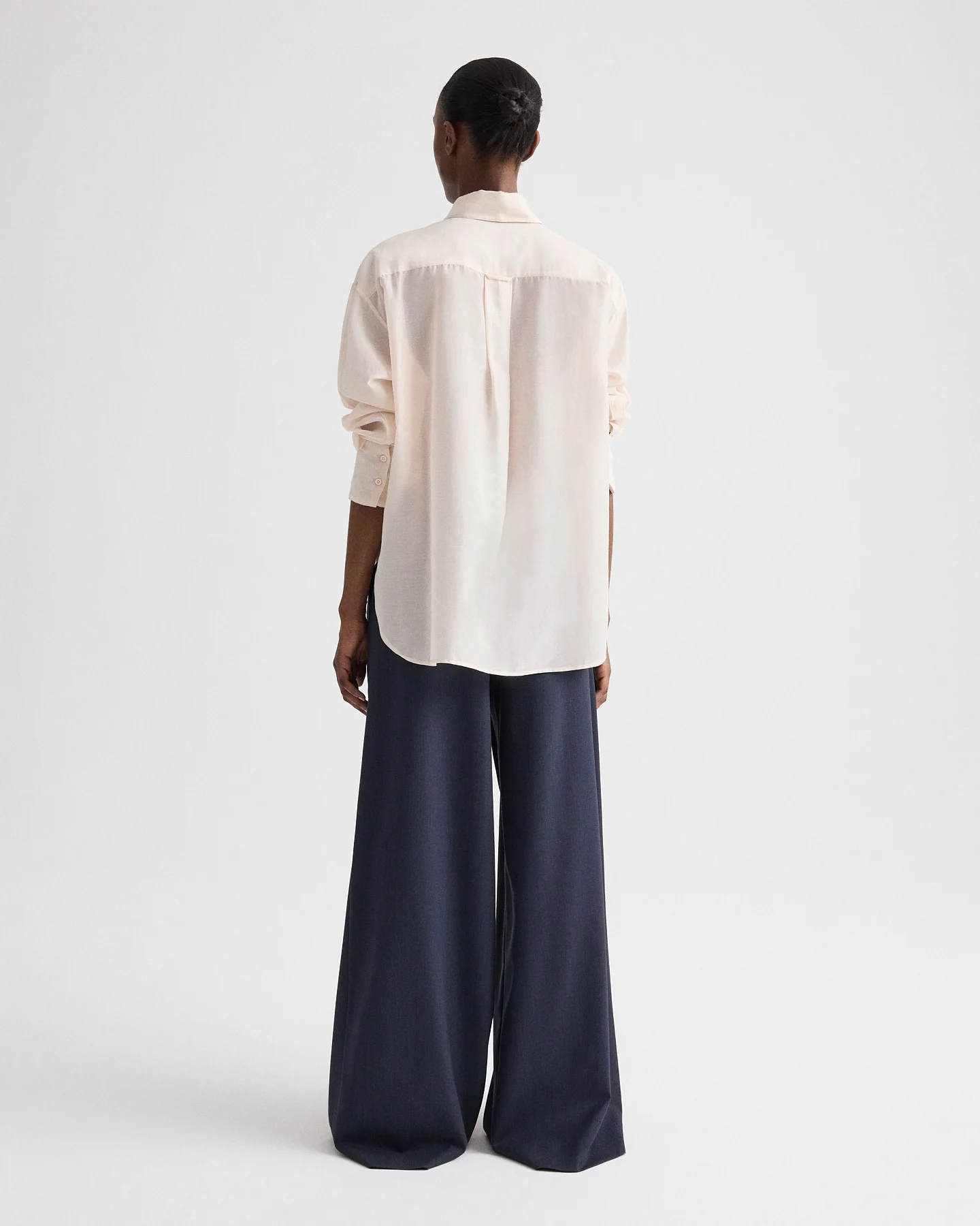 Big Joe Shirt in Cotton Silk Organza - Image 5