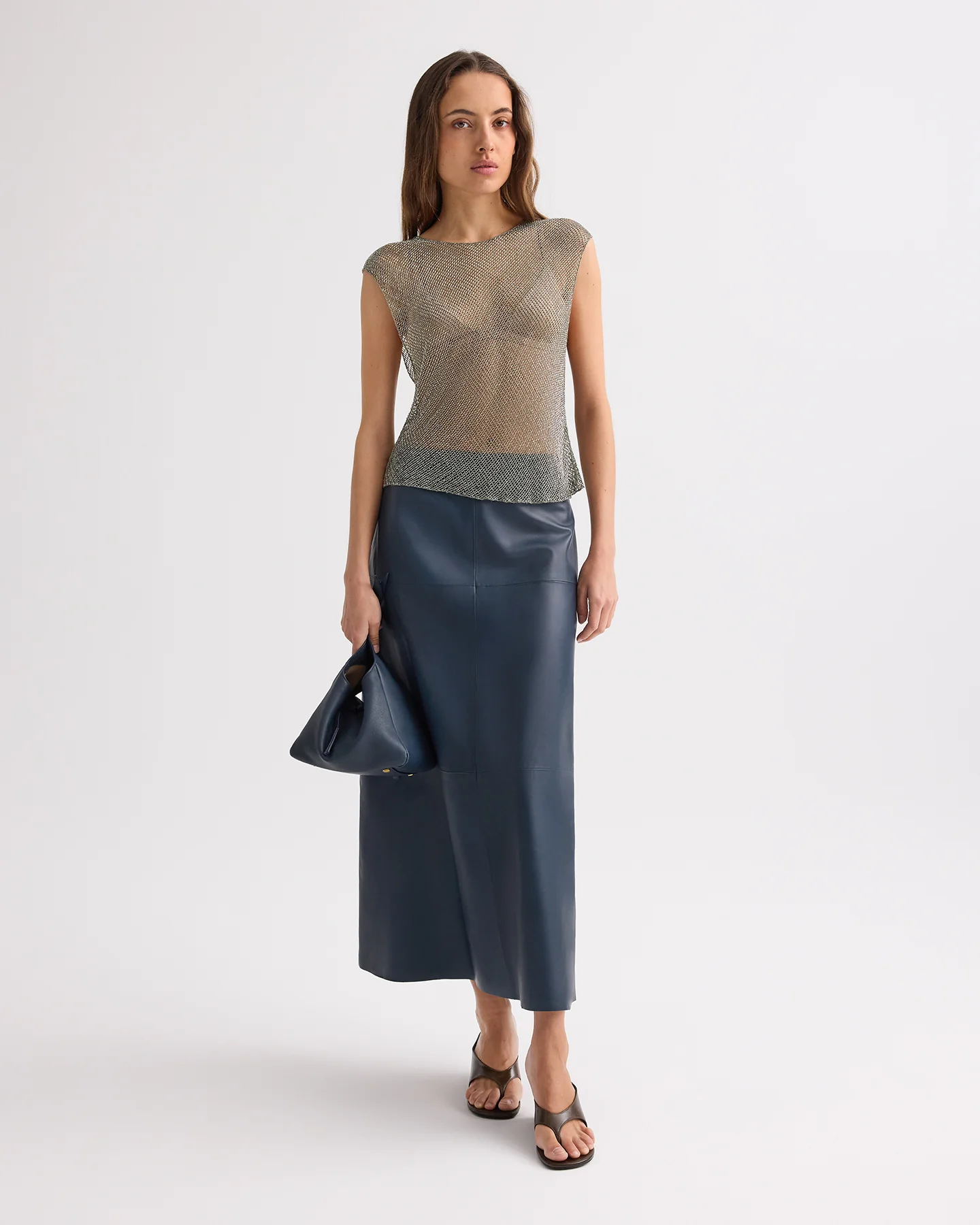 Chloe Top in Micro Bugle Beads - Image 3