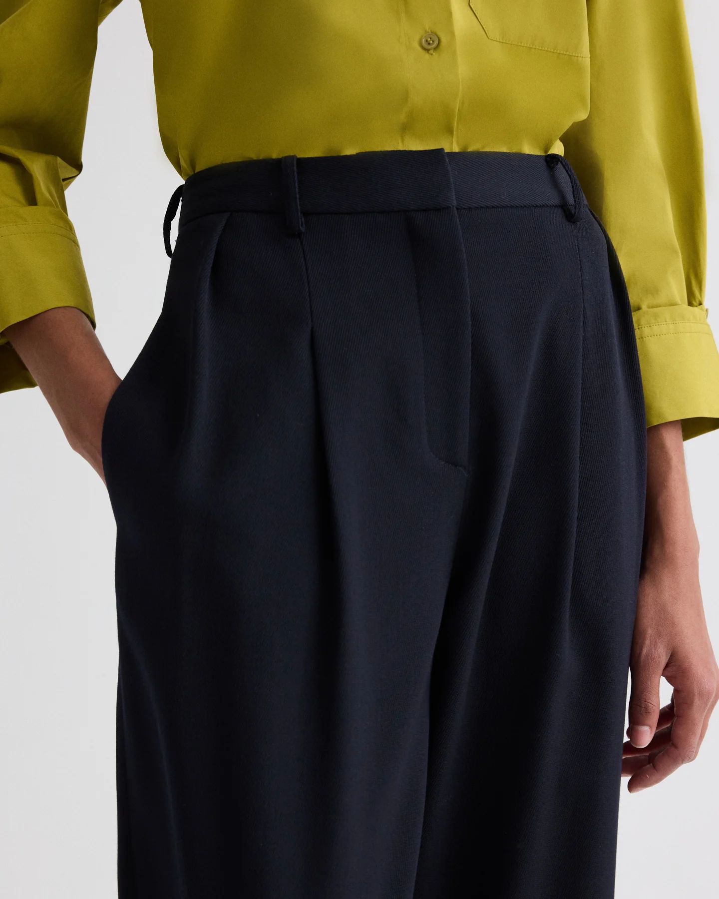 Cornelia St. Pant in Cavalry Twill Suiting - Image 3