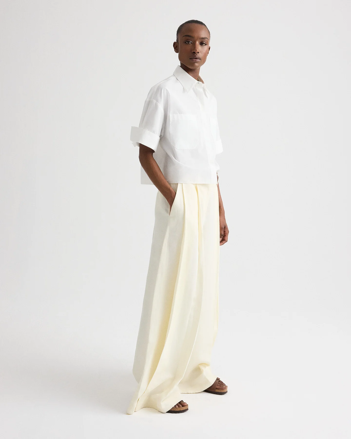Crosby St. Pant in Cotton Linen Suiting - Image 5