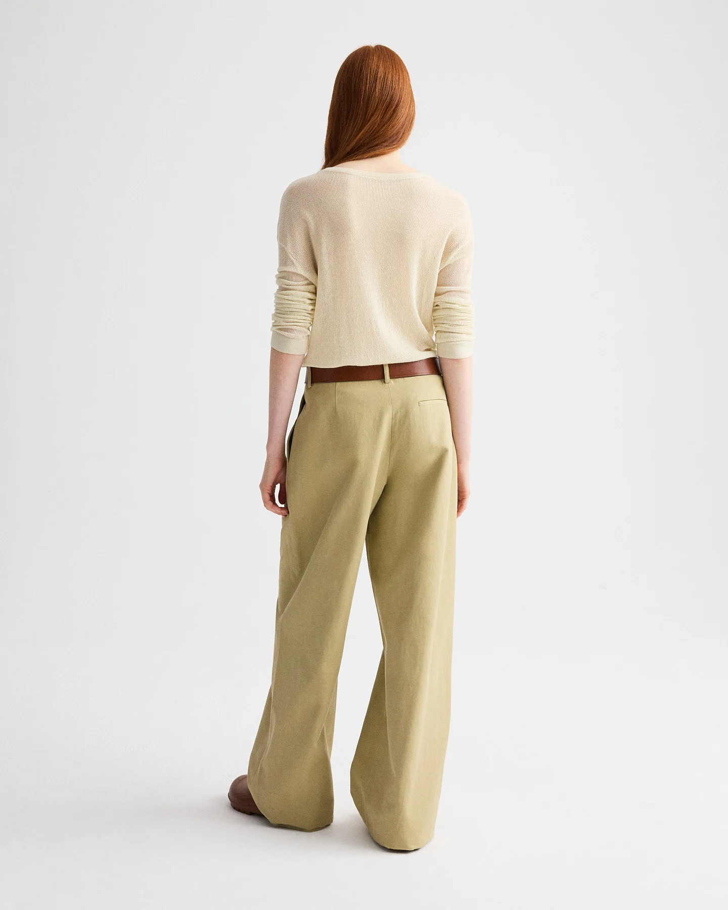 Delilah Pant in Cotton Linen Twill - Image 5