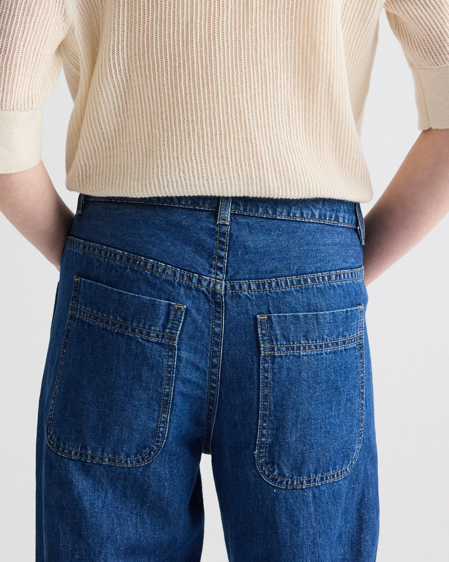 Easy Boy Jean in Linen Cotton Denim - Image 3
