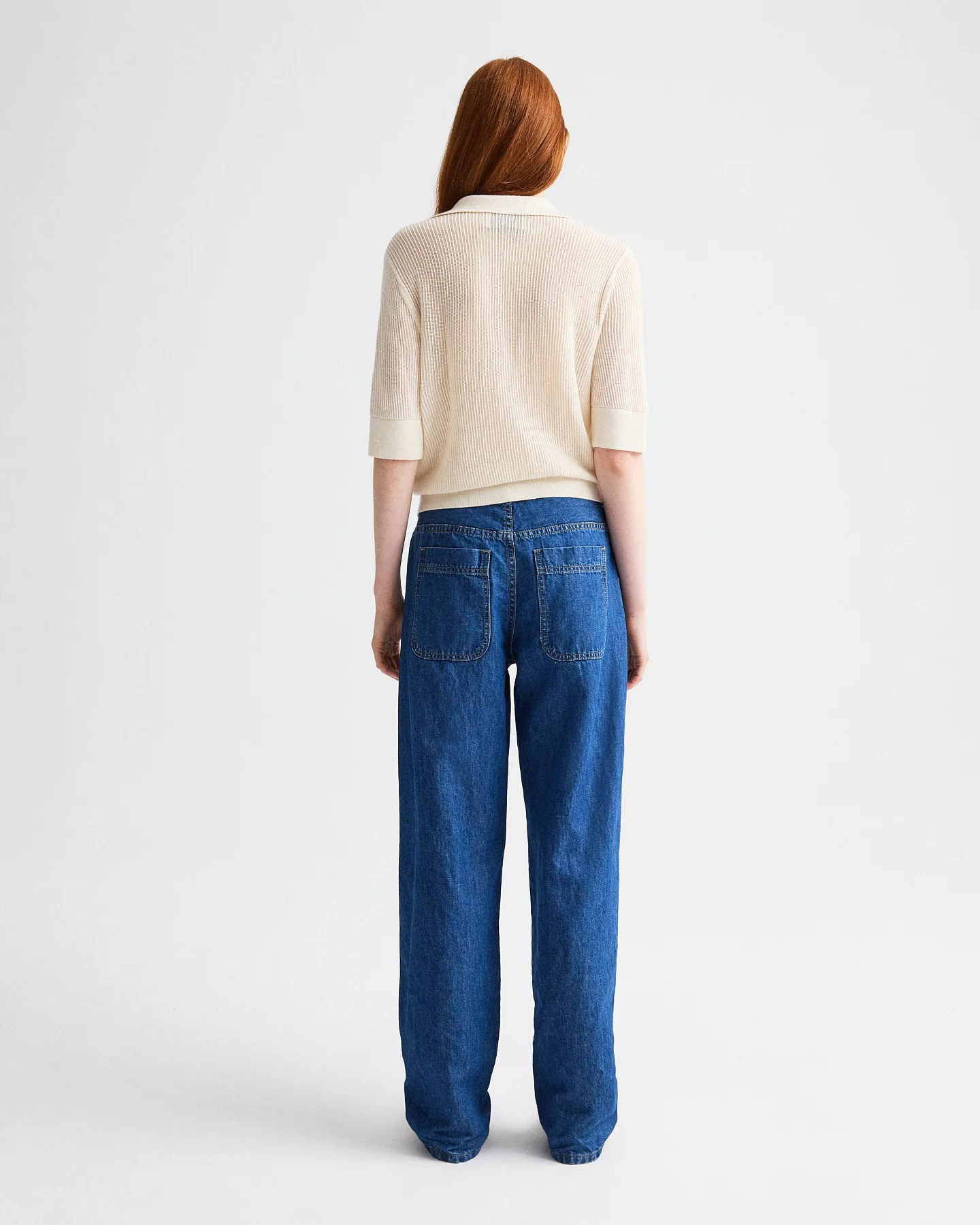 Easy Boy Jean in Linen Cotton Denim - Image 6