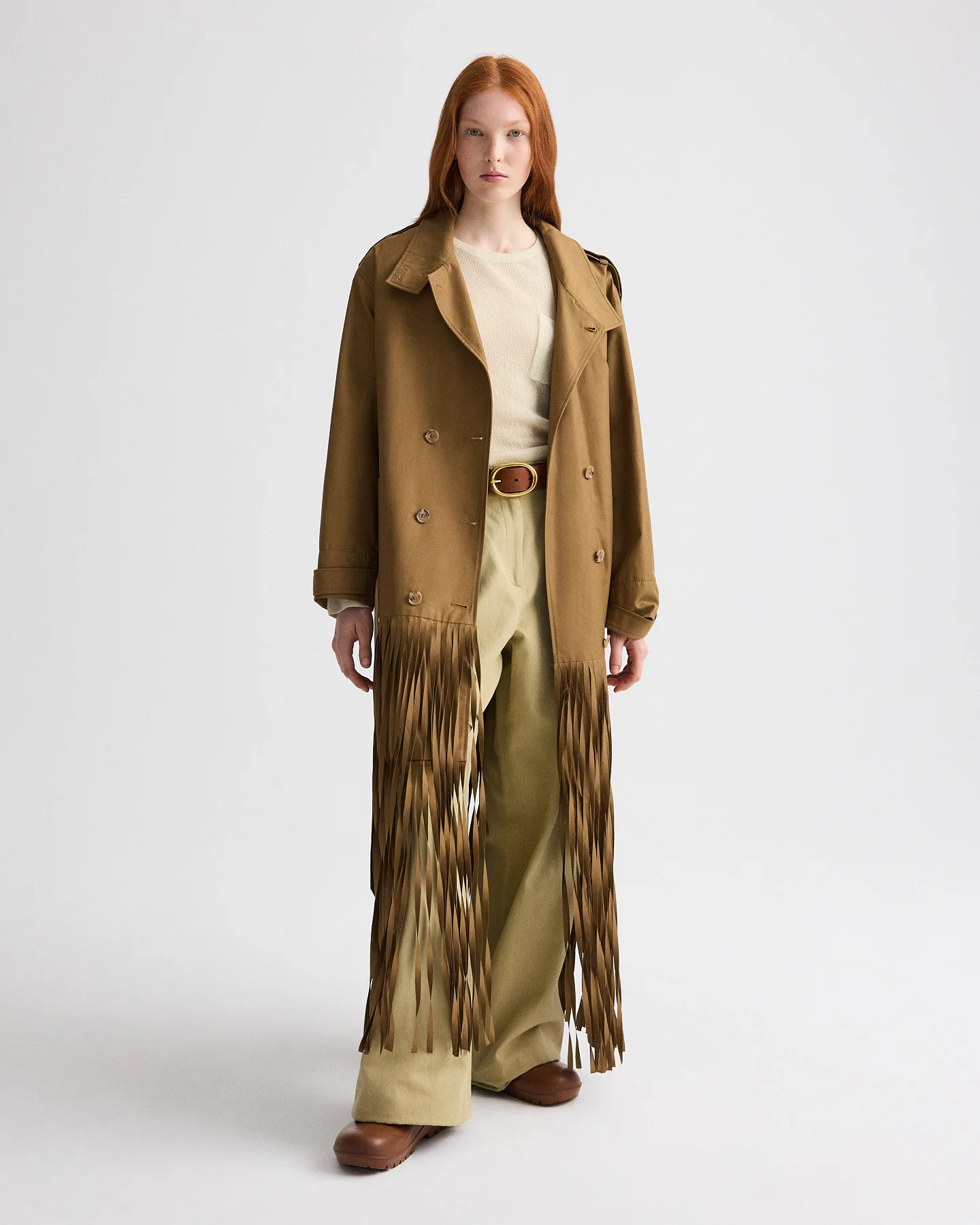 Fringe Benefit Coat in Water Repellent Twill - Image 4