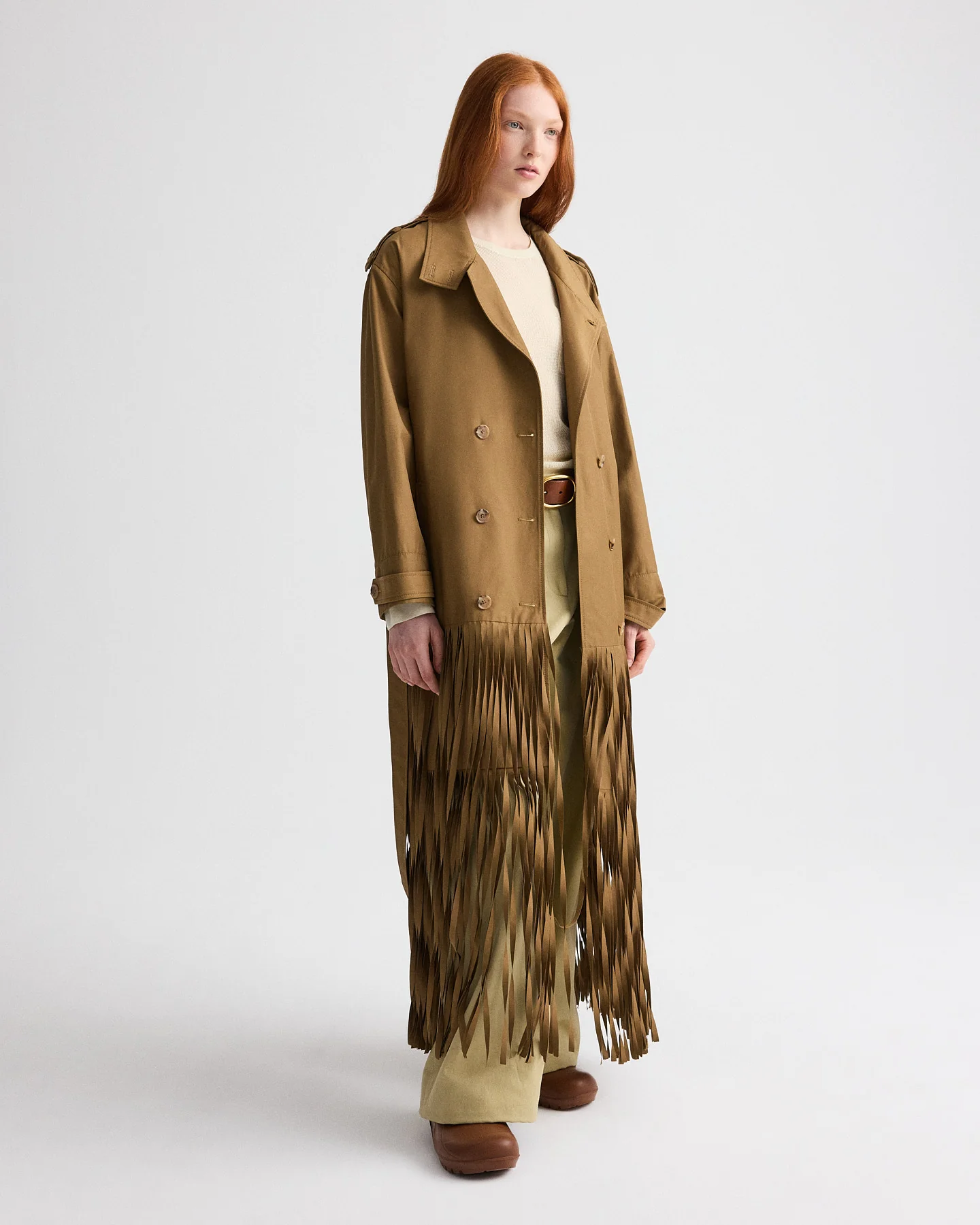 Fringe Benefit Coat in Water Repellent Twill - Image 5