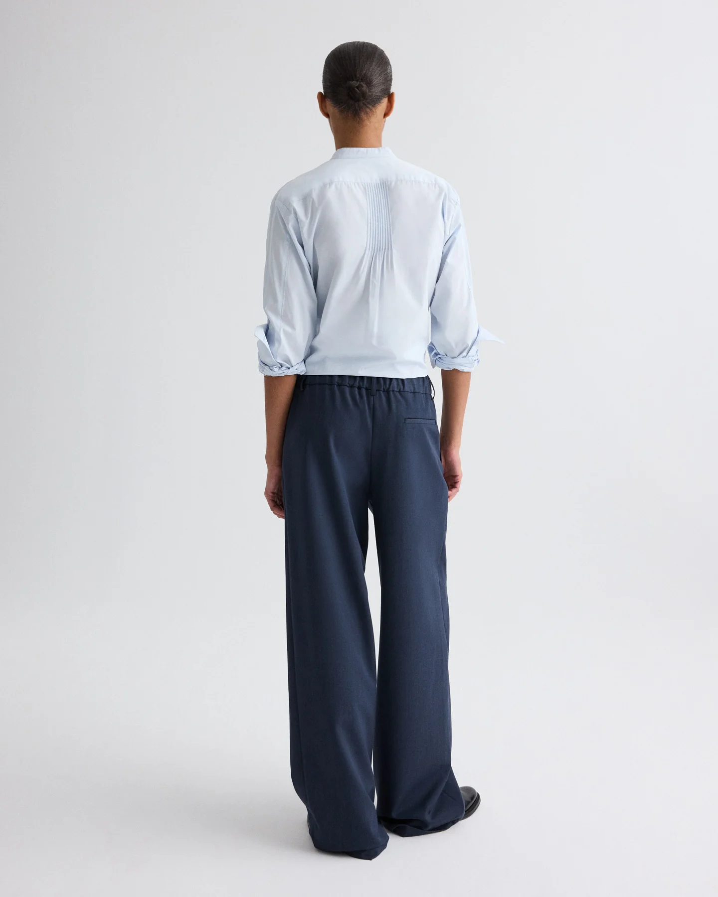 Hudson St. Pant in Denim Look Suiting - Image 5