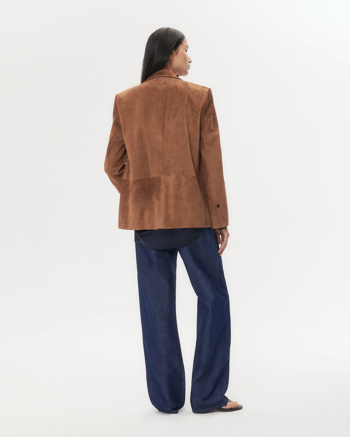 Jillian Blazer in Heavy Suede - Image 5