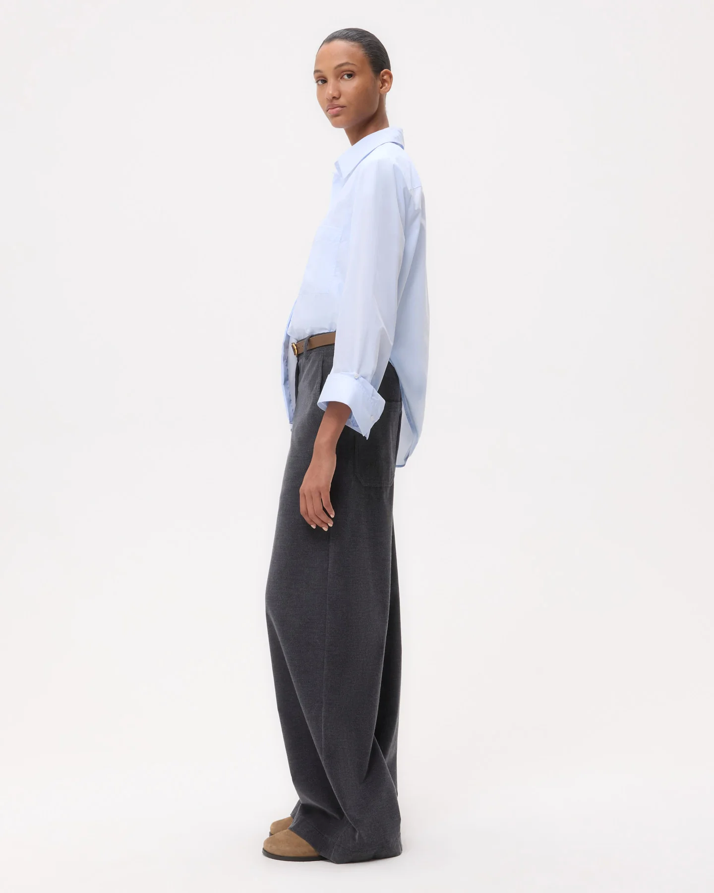 Boyfriend Shirt in Superfine Cotton - Image 4