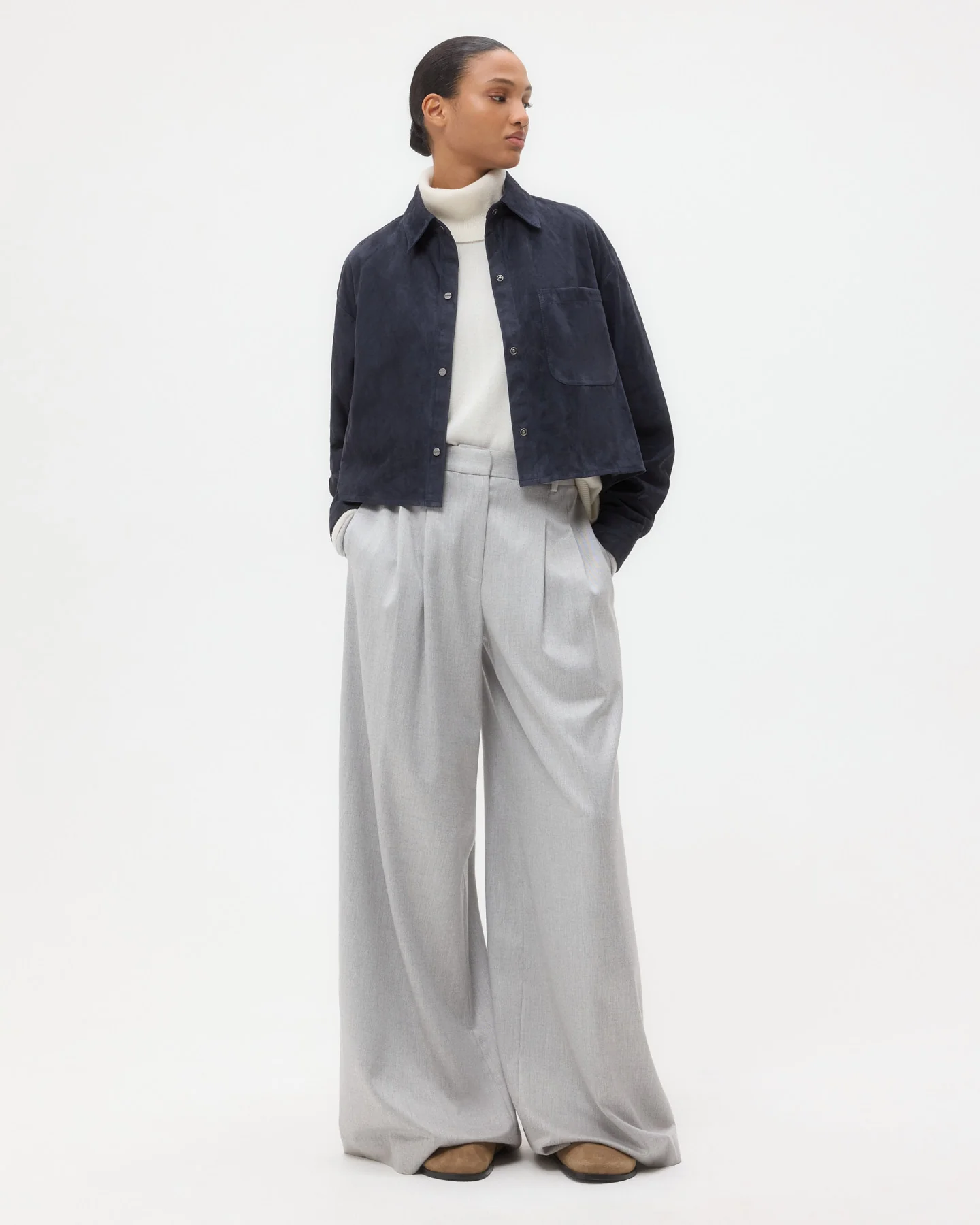 Little Big Joe Shirt in Paper Suede - Image 3