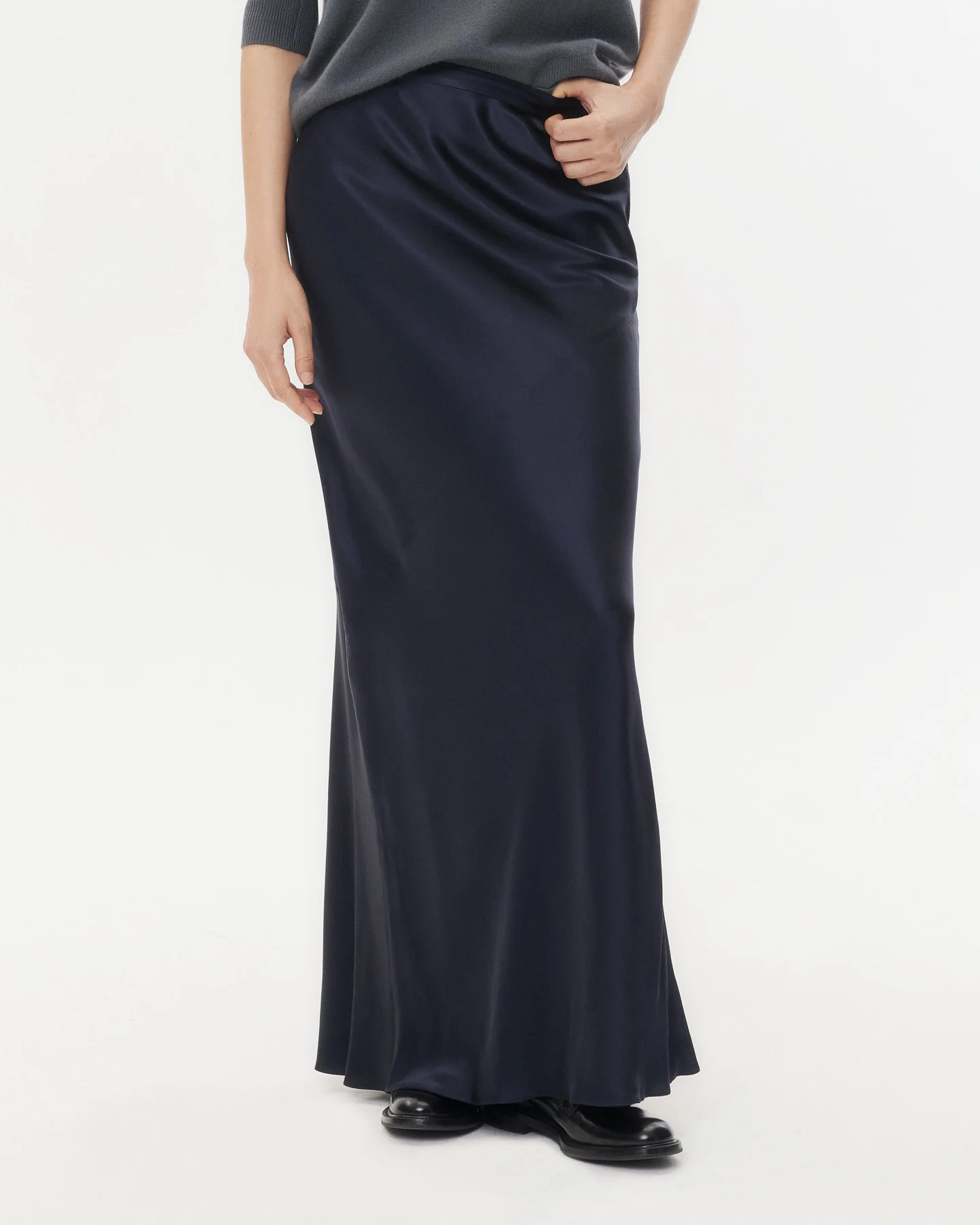 My Endless Love Skirt in Hammered Viscose Satin - Image 4