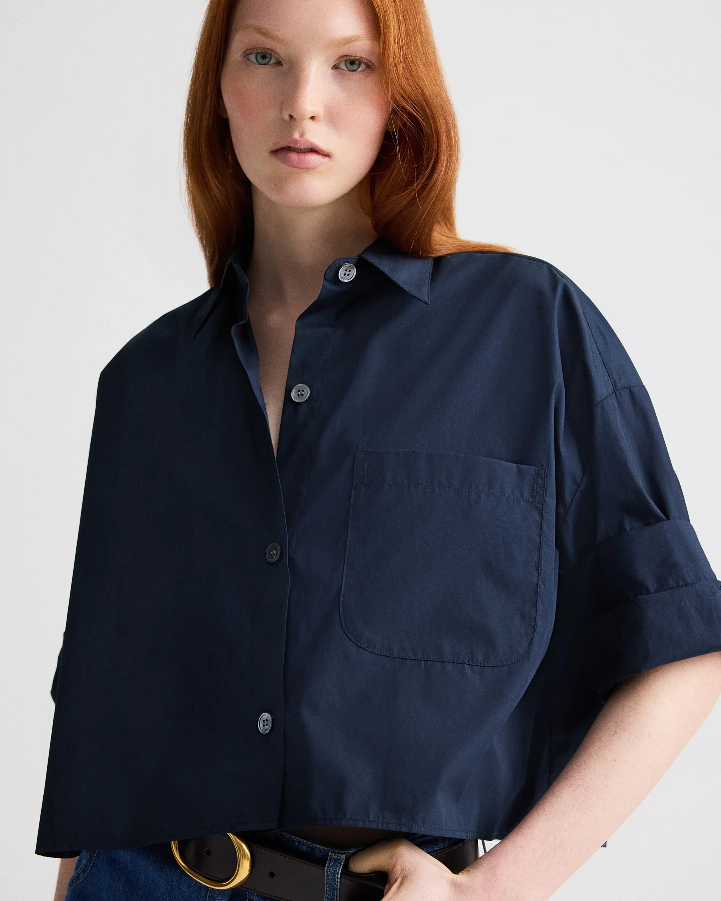 Next Ex Shirt in superfine cotton - Image 4