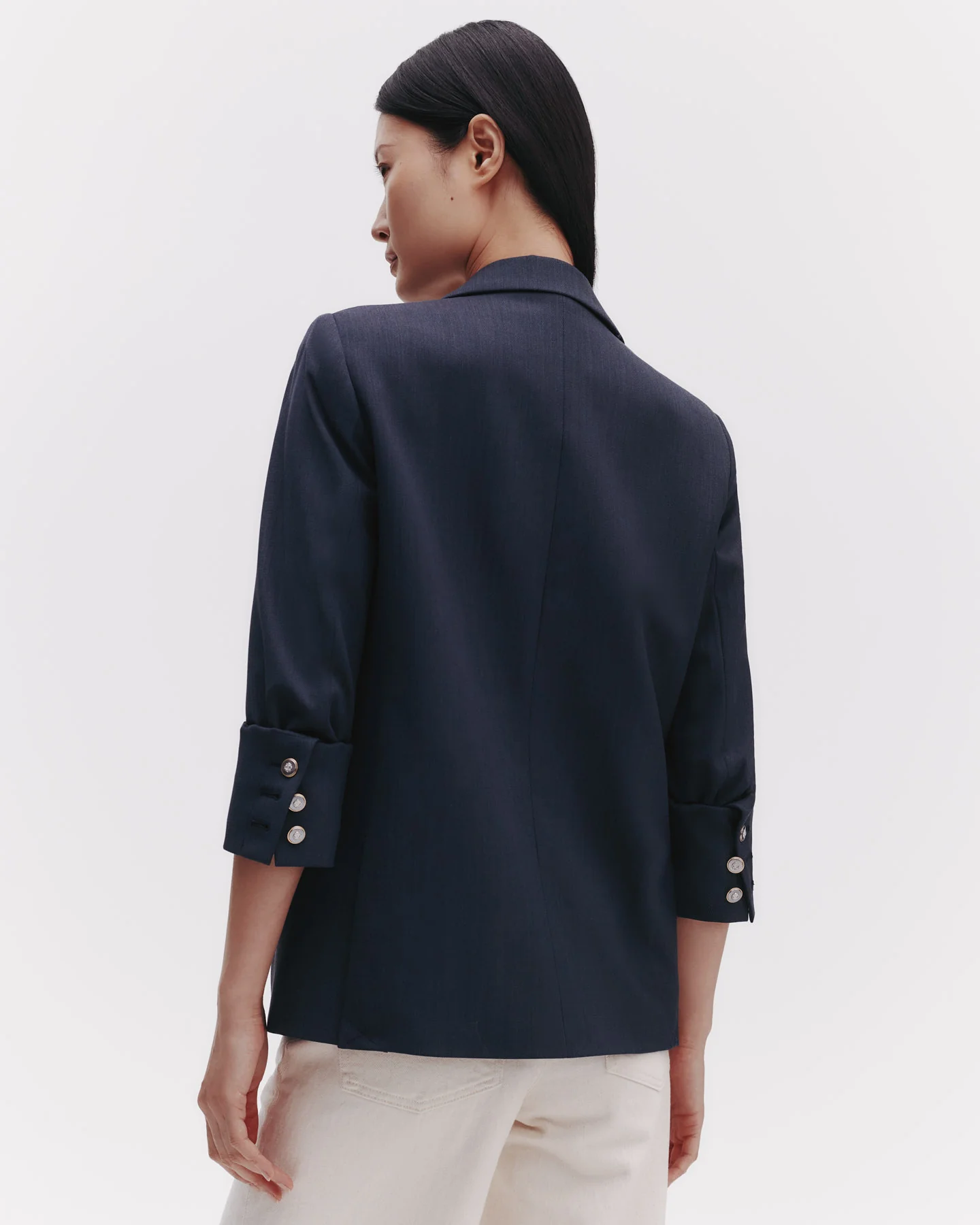 Boyfriend Blazer in Wool Twill - Image 4