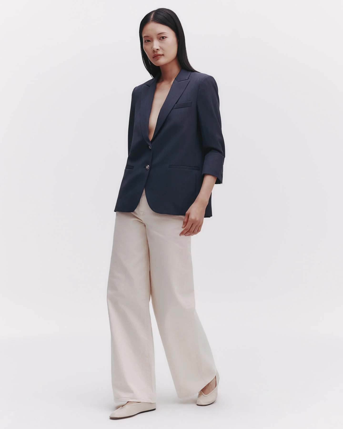 Boyfriend Blazer in Wool Twill - Image 5