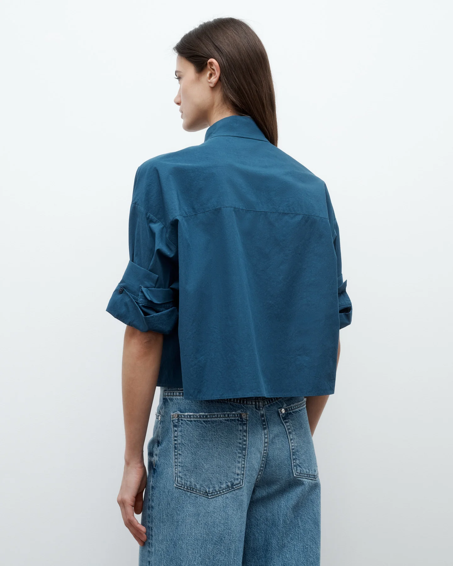 Next Ex Shirt with Tie in Superfine Cotton - Image 6