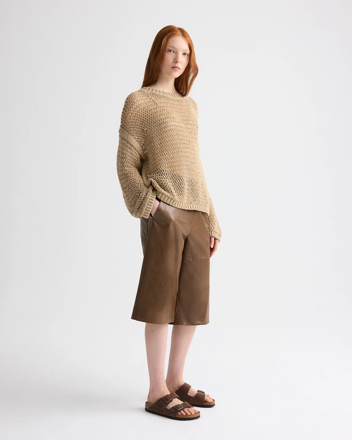 Open Range Sweater in Cotton Wool - Image 4