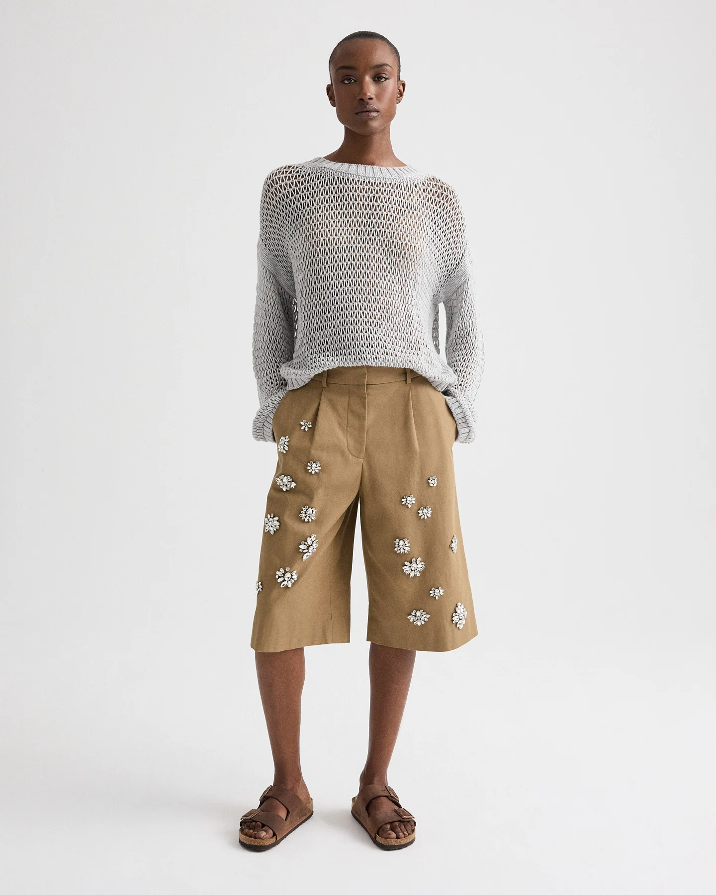 Open Range Sweater in Cotton Wool - Image 3